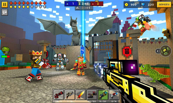 pixel gun 3d gameplay